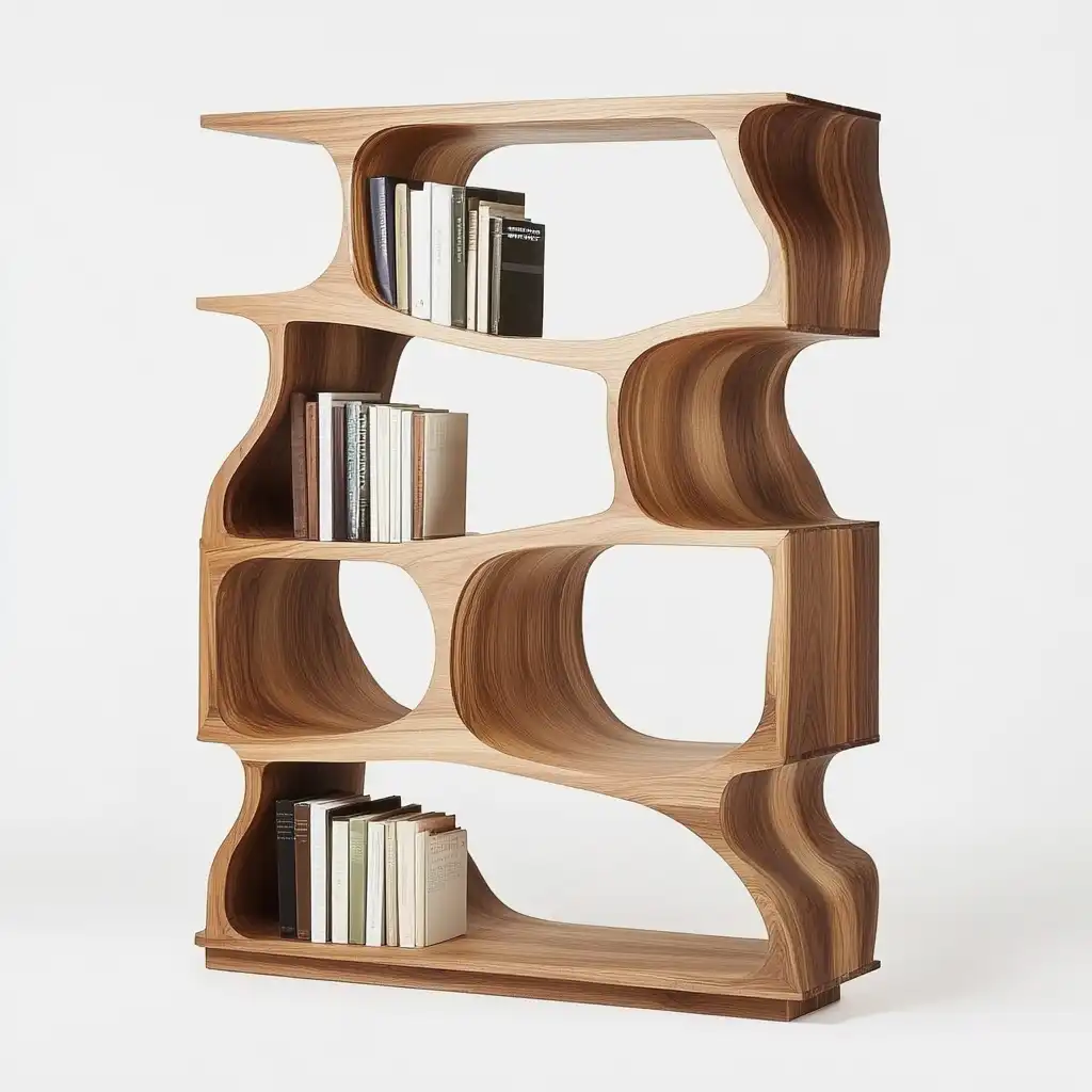 Walnut Bookshelf