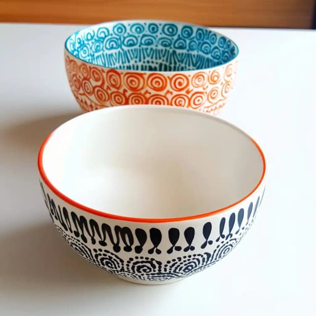 Hand-painted Bowl Set
