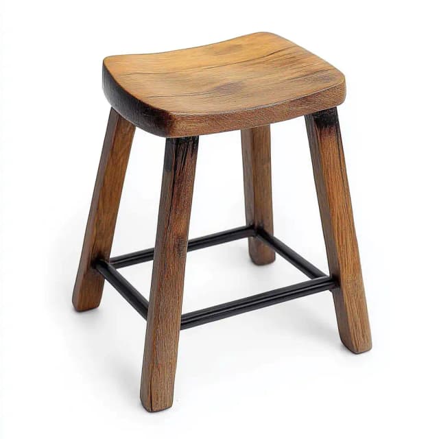 Handmade Wooden Stool