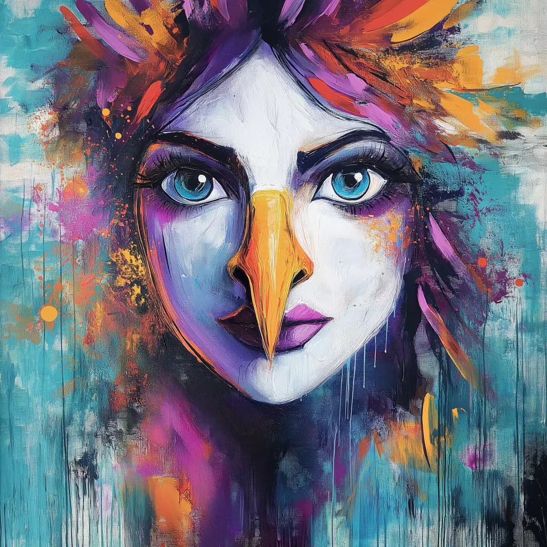 Canvas Portrait Painting